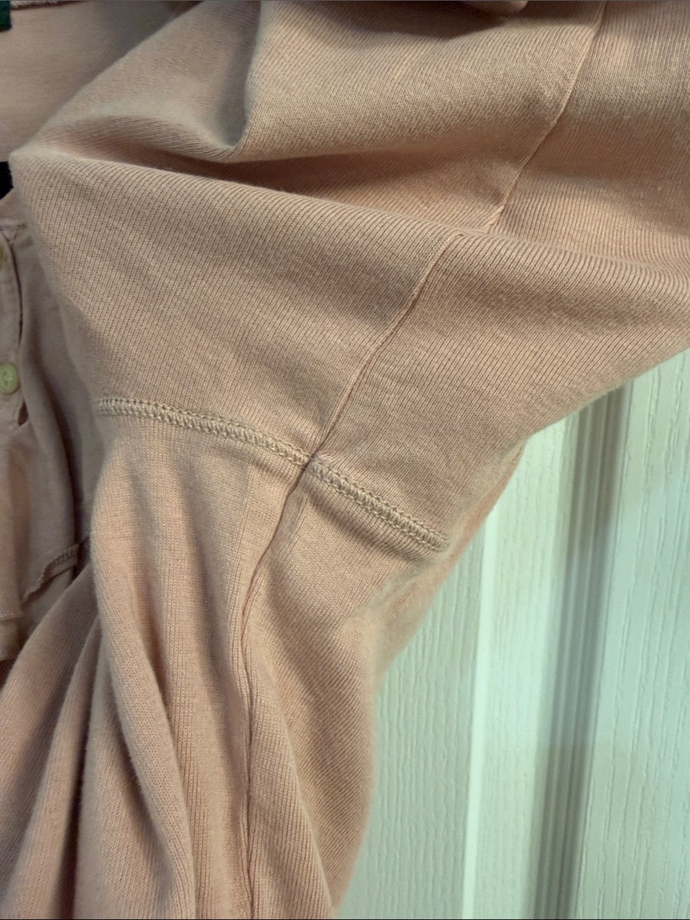 Lauren Ralph Lauren Ruffle-Front Long Sleeve Top in Dusty Pink - Picture 8 of 12